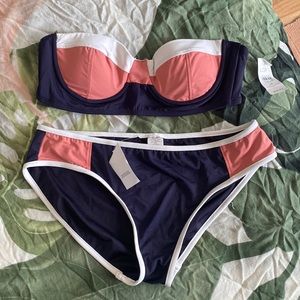 NWT LOFT Two-piece Swim